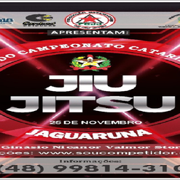 P0830-CAMPEONATO CATARINENSE DE JIU JITSU FCJJ 3 - ETAPA