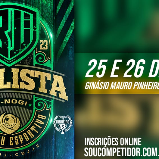 P1656-BJJ PAULISTA GI E NO GI 2023 - EDICAO