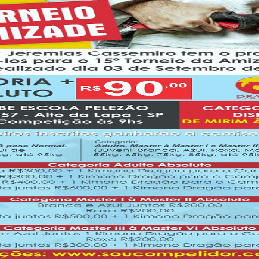 P0490-TORNEIO DA AMIZADE ### 15 - EDICAO