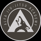 LOGO DA EQUIPE ALFA JIU JITSU ACADEMY - BALNEARIO ARROIO DO SILVA-SC