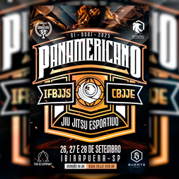 P2307-PAN AMERICANO CBJJE - JUVENIL, ADULTO E MASTER 2025 - EDICAO