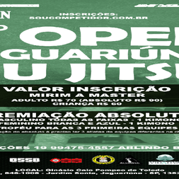 P0833-OPEN JAGUARIUNA DE JIU-JITSU 2 - EDICAO