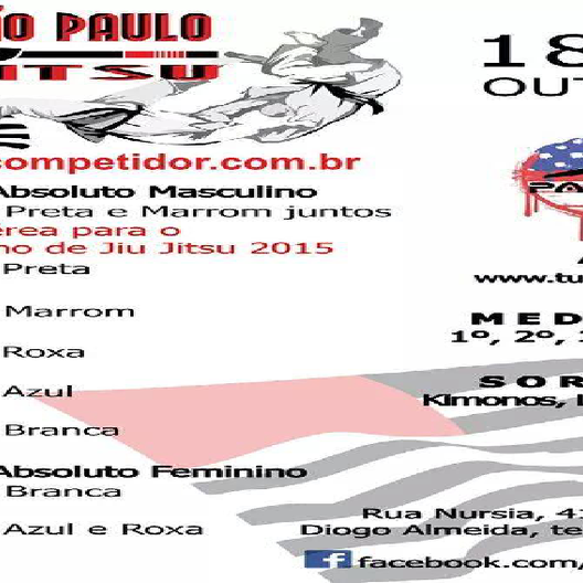 P0034-COPA SAO PAULO DE JIU JITSU 3 - EDICAO