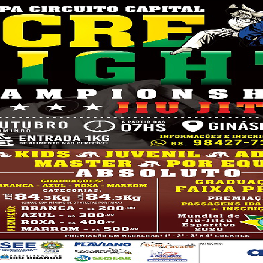 P1035-CIRCUITO CAPITAL ACRE FIGHT CHAMPIONSHIP JIU-JITSU 1 - ETAPA