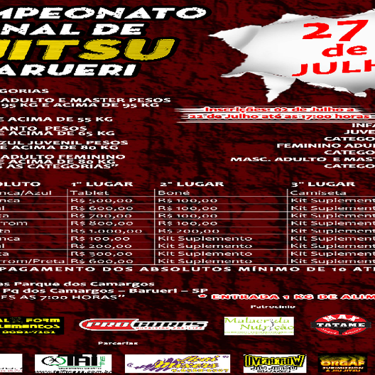 P0023-CAMPEONATO REGIONAL DE JIU JITSU DE BARUERI 2 - EDICAO