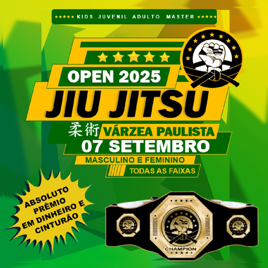 P2399-JIU JITSU OPEN VARZEA PAULISTA 3 - EDICAO