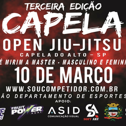 P2004-CAPELA OPEN JIU JITSU 3ª - EDICAO