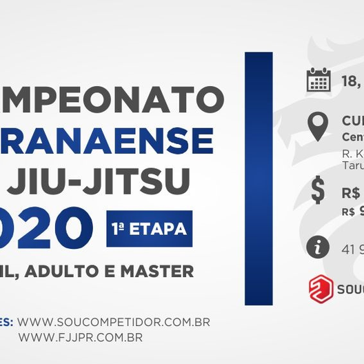 P1191-CAMPEONATO PARANAENSE DE JIU-JITSU 1 - ETAPA