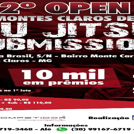 P0324-OPEN MONTES CLAROS DE JIU JITSU E SUBMISSION 2 - EDICAO