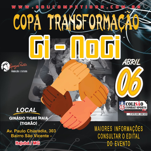P2196-COPA TRANSFORMACAO DE JIU-JITSU 1 - EDICAO