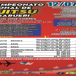 P0095-CAMPEONATO REGIONAL DE JIU JITSU DE BARUERI 6 - EDICAO