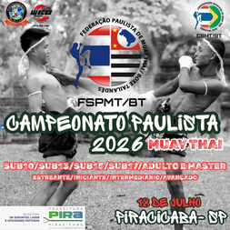 P2738-CAMPEONATO PAULISTA DE MUAY THAI 2026 - EDICAO