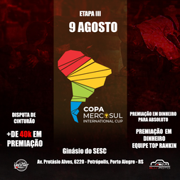 P2375-COPA MERCOSUL INTERNATIONAL CUP 2025 3ª - ETAPA