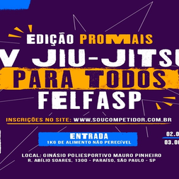 P2082-JIU-JITSU PARA TODOS FELFA SP PRO MAIS - EDICAO