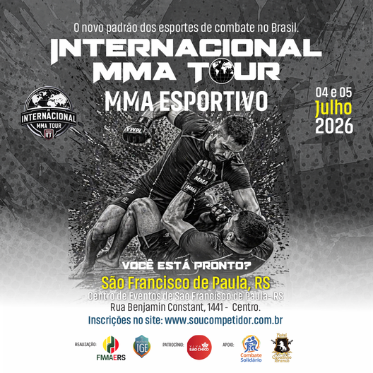 P2729-INTERNACIONAL MMA TOUR MMA ESPORTIVO 1 - EDICAO