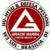 LOGO DA EQUIPE GRACIE BARRA ASA NORTE - BRASILIA-DF