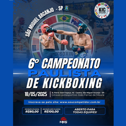 P2319-CAMPEONATO PAULISTA DE KICKBOXING 6 - EDICAO
