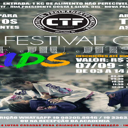 P0540-FESTIVAL CTF DE JIU JITSU KIDS 1 - EDICAO