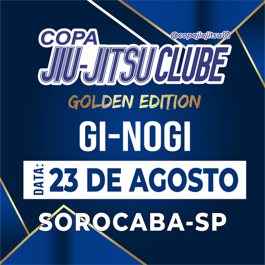 P2799-COPA JIU JITSU CLUBE GOLDEN EDITION 3 - EDICAO