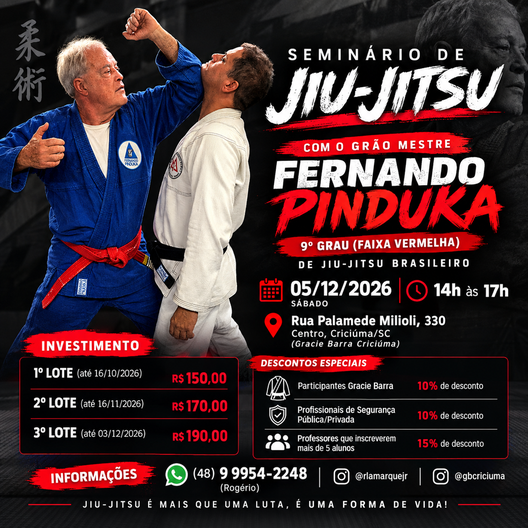 P2850-SEMINARIO DE JIU-JITSU COM O GRAO MESTRE FERNANDO PINDUKA 1 - EDICAO