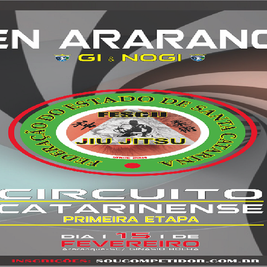 P1179-ABERTURA CATARINENSE DE JIU-JITSU PROFISSIONAL 2020 - EDICAO