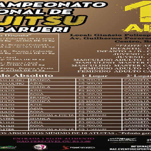 P0204-CAMPEONATO REGIONAL DE JIU JITSU DE BARUERI 7 - EDICAO