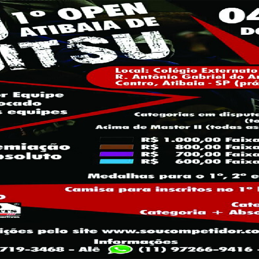 P0348-OPEN ATIBAIA DE JIU-JITSU 1 - EDICAO
