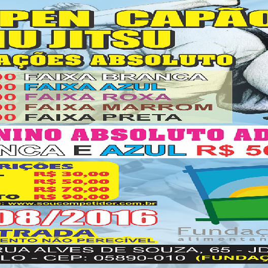 P0282-OPEN CAPAO SP DE JIU JITSU 1 - COPA