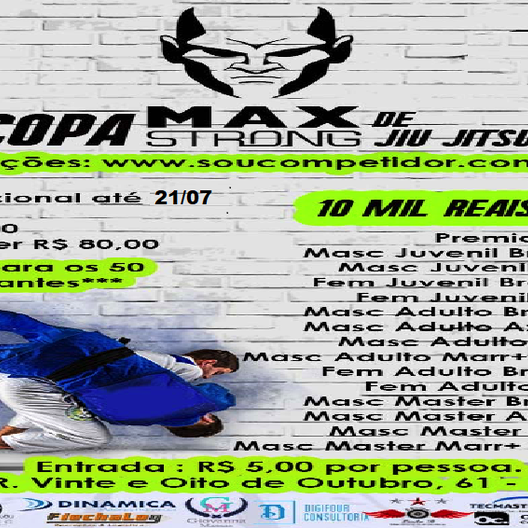 P1147-COPA MAX STRONG DE JIU-JITSU 1 - EDICAO