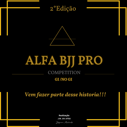 P2250-ALFA BJJ PRO 2 - EDICAO