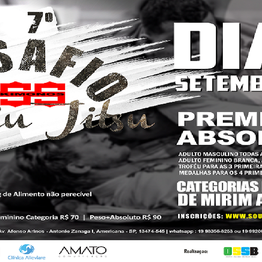 P0703-DESAFIO OSS KIMONOS DE JIU JITSU 7 - EDICAO