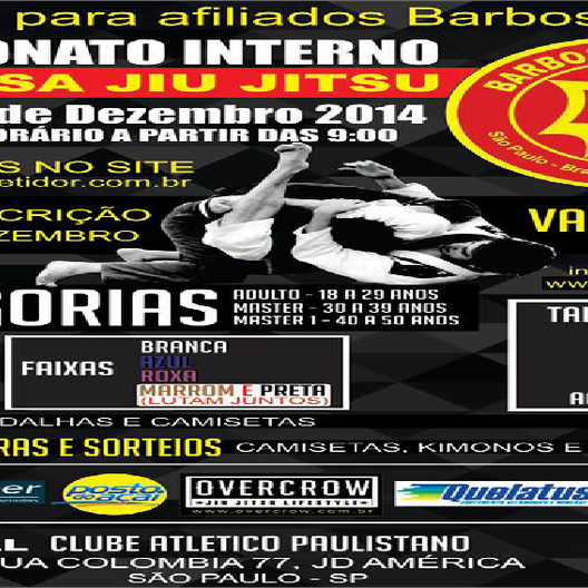 P0067-CAMPEONATO INTERNO BARBOSA JIU-JITSU 1 - EDICAO