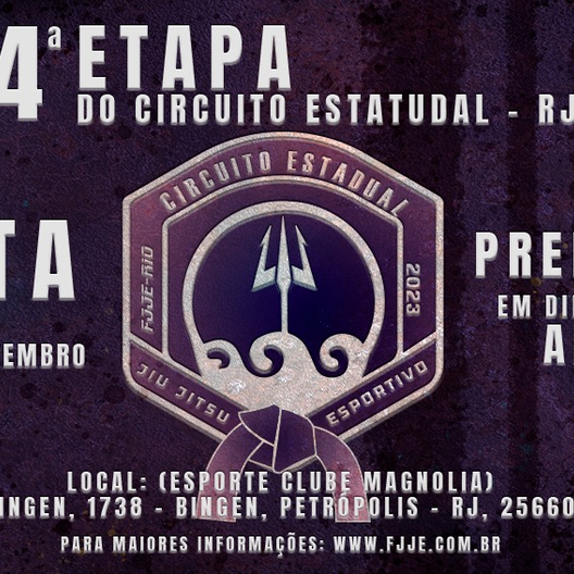 P1907-CIRCUITO ESTADUAL DE JIU-JITSU ESPORTIVO 4 - ETAPA