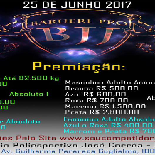 P0446-BARUERI PRO BJJ 1ª - EDICAO