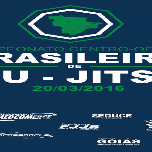 P0218-CAMPEONATO CENTRO-OESTE BRASILEIRO DE JIU JITSU 2016 - EDICAO