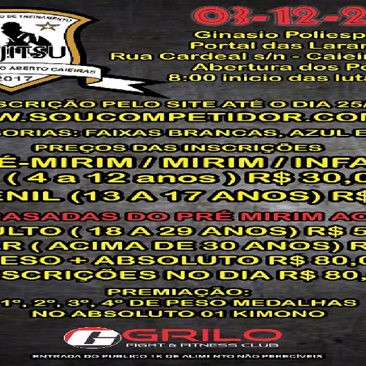 P0578-CAMPEONATO ABERTO CAIEIRAS 2 - EDICAO