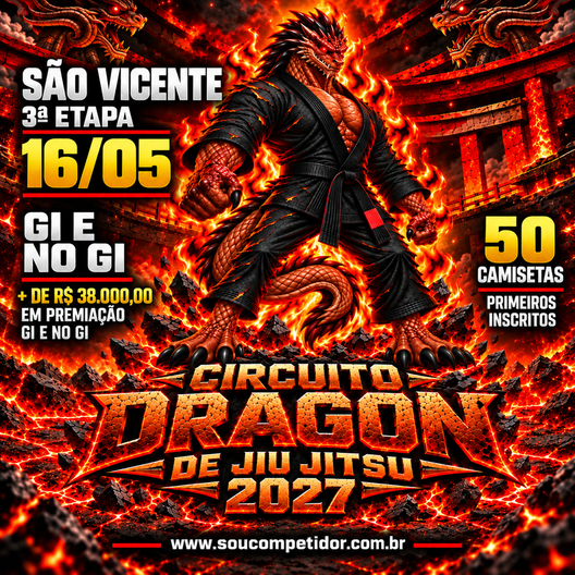 P2883-CIRCUITO DRAGON DE JIU-JITSU #3 ETAPA 2027 - EDICAO