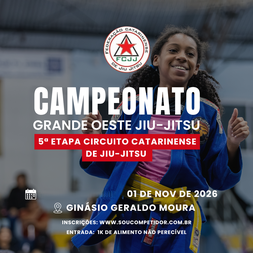P2842-CAMPEONATO GRANDE OESTE DE JIU-JITSU FCJJ 2026 5 - ETAPA