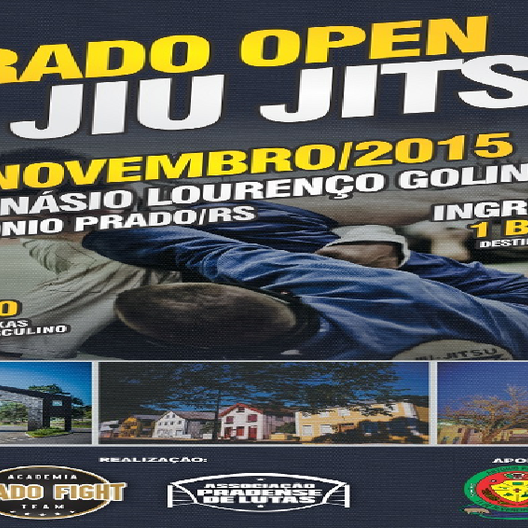 P0184-PRADO OPEN JIU JITSU ### 1 - ETAPA