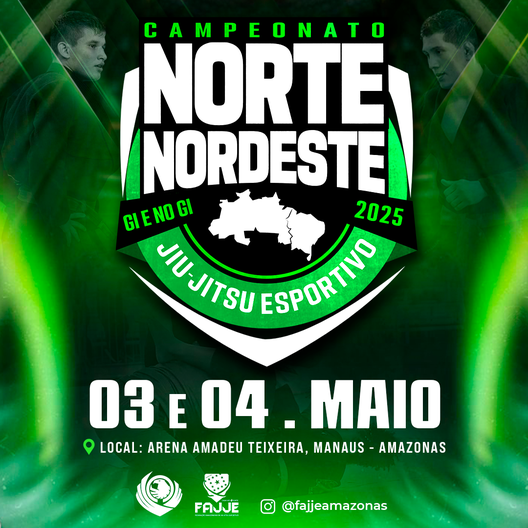 P2265-NORTE NORDESTE DE JIU JITSU ESPORTIVO - GI E NOGI 2025 - EDICAO