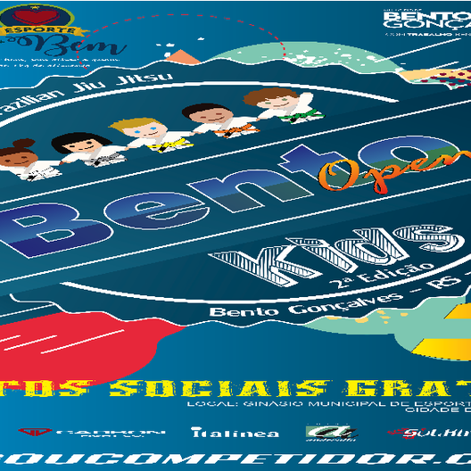 P0497-BENTO OPEN DE JIU JITSU KIDS 2 - EDICAO
