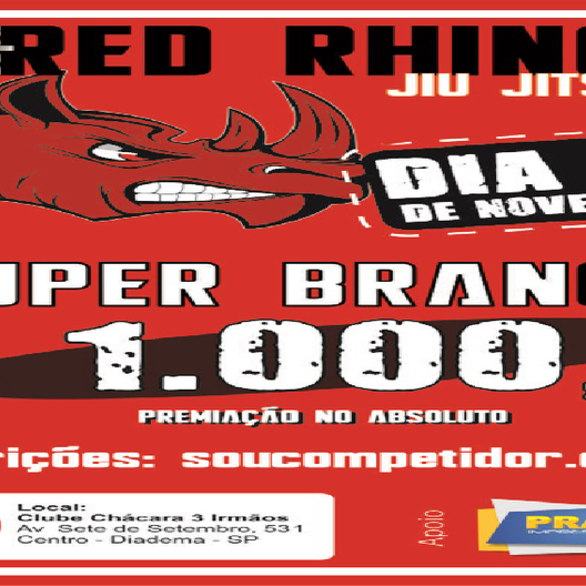 P1093-COPA RED RHINO SUPER BRANCA 3 - EDICAO