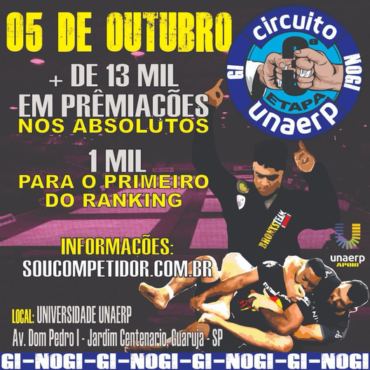 P2281-CIRCUITO UNAERP DE JIU-JITSU GI E NOGI 3 - ETAPA
