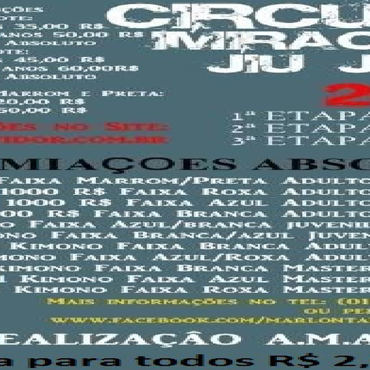 P0082-CIRCUITO MIRACATU DE JJ 1 - ETAPA