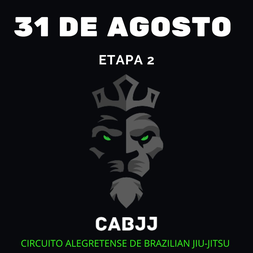 P2422-CABJJ – CIRCUITO ALEGRETENSE DE BRAZILIAN JIU-JITSU 2 - ETAPA