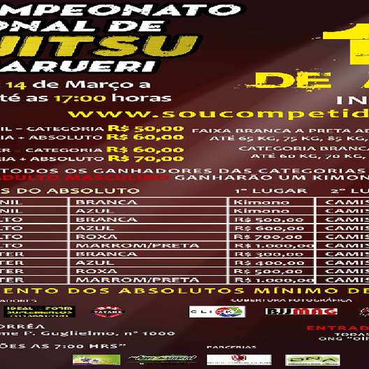 P0094-CAMPEONATO REGIONAL DE JIU JITSU DE BARUERI 4 - EDICAO
