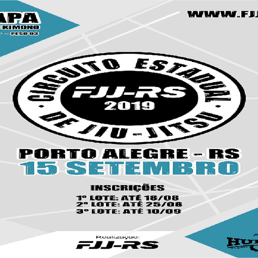 P1058-CIRCUITO ESTADUAL DE JIU-JITSU 2019 FJJ-RS 4 - ETAPA