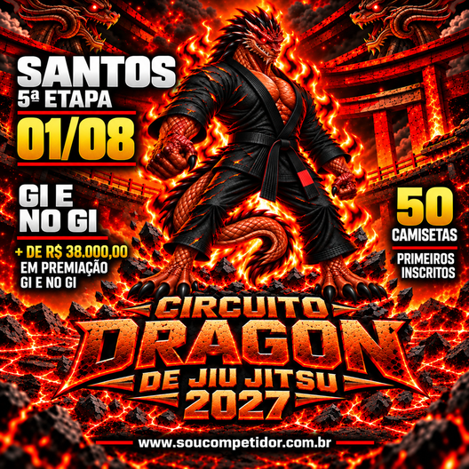 P2885-CIRCUITO DRAGON DE JIU-JITSU #5 ETAPA 2027 - EDICAO