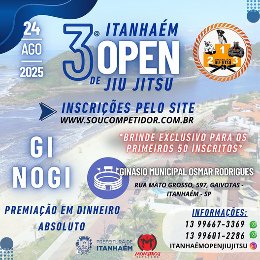 P2346-ITANHAEM OPEN  DE JIU-JITSU 3 - ETAPA