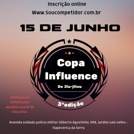 P2325-COPA INFLUENCE DE JIU-JITSU 3 - EDICAO